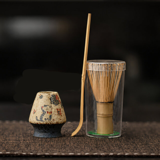 Neko &Amp; Bloom Matcha Kusenaoshi Set Neko &Amp; Bloom Matcha Kusenaoshi Set
