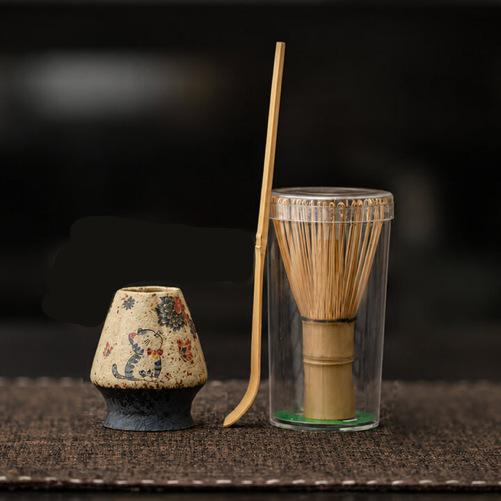Neko &Amp; Bloom Matcha Kusenaoshi Set Neko &Amp; Bloom Matcha Kusenaoshi Set