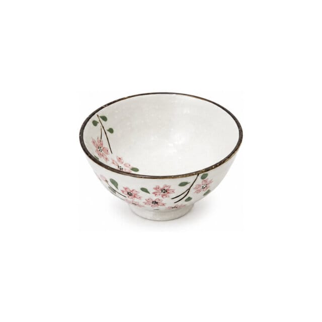 Pink Sakura &Amp; Snowflake Rice Bowl