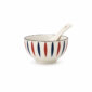 Tokusa Stripe Bowl & Spoon Set