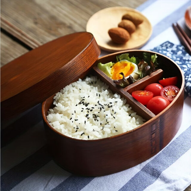 Willow Wood Bento Box &Amp; Cutlery Set Willow Wood Bento Box &Amp; Cutlery Set