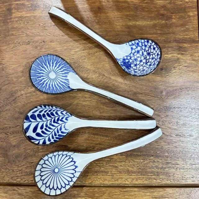 Autumn Bloom Ceramic Spoon Set