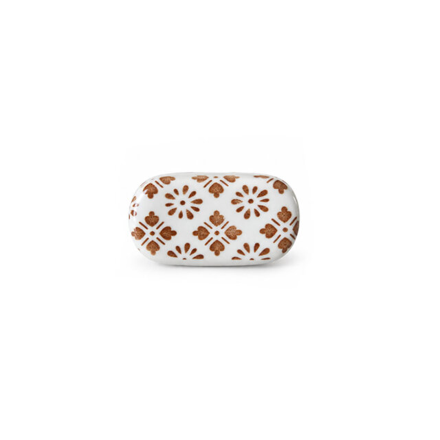 Brown Kiku Chopstick Rest Brown Kiku Chopstick Rest