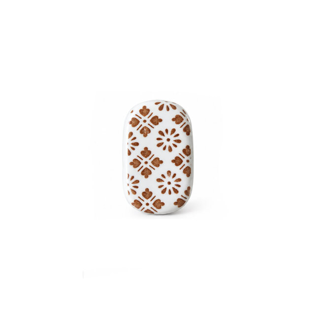 Brown Kiku Chopstick Rest Brown Kiku Chopstick Rest