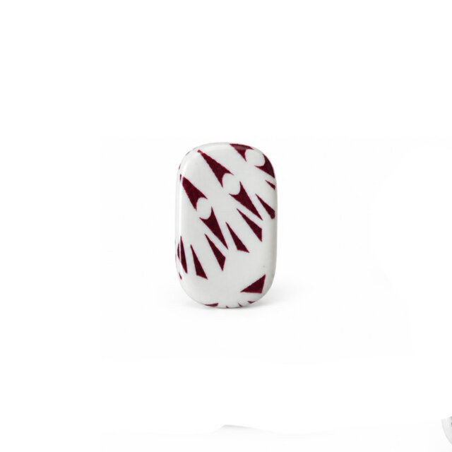 Burgundy Yabane Chopstick Rest Burgundy Yabane Chopstick Rest