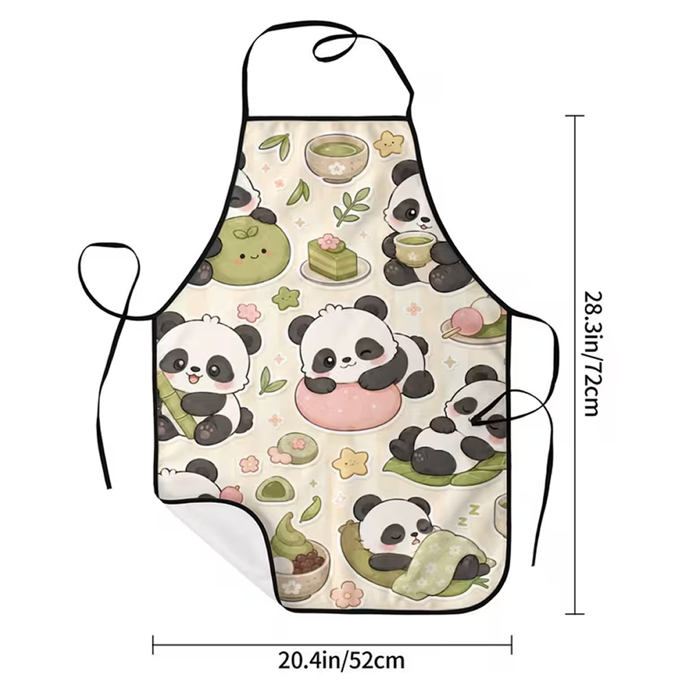 Panda Matcha Time Apron