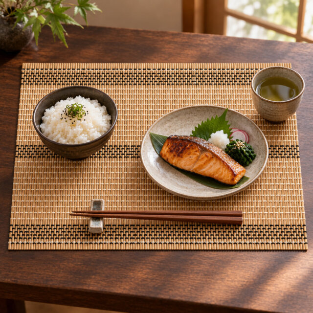 Tatami Brown Bamboo Placemat Tatami Brown Bamboo Placemat