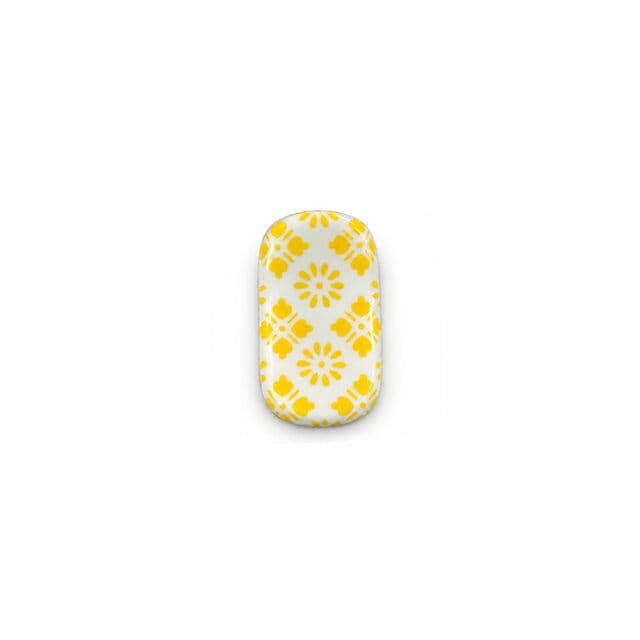 Yellow Kiku Chopstick Rest
