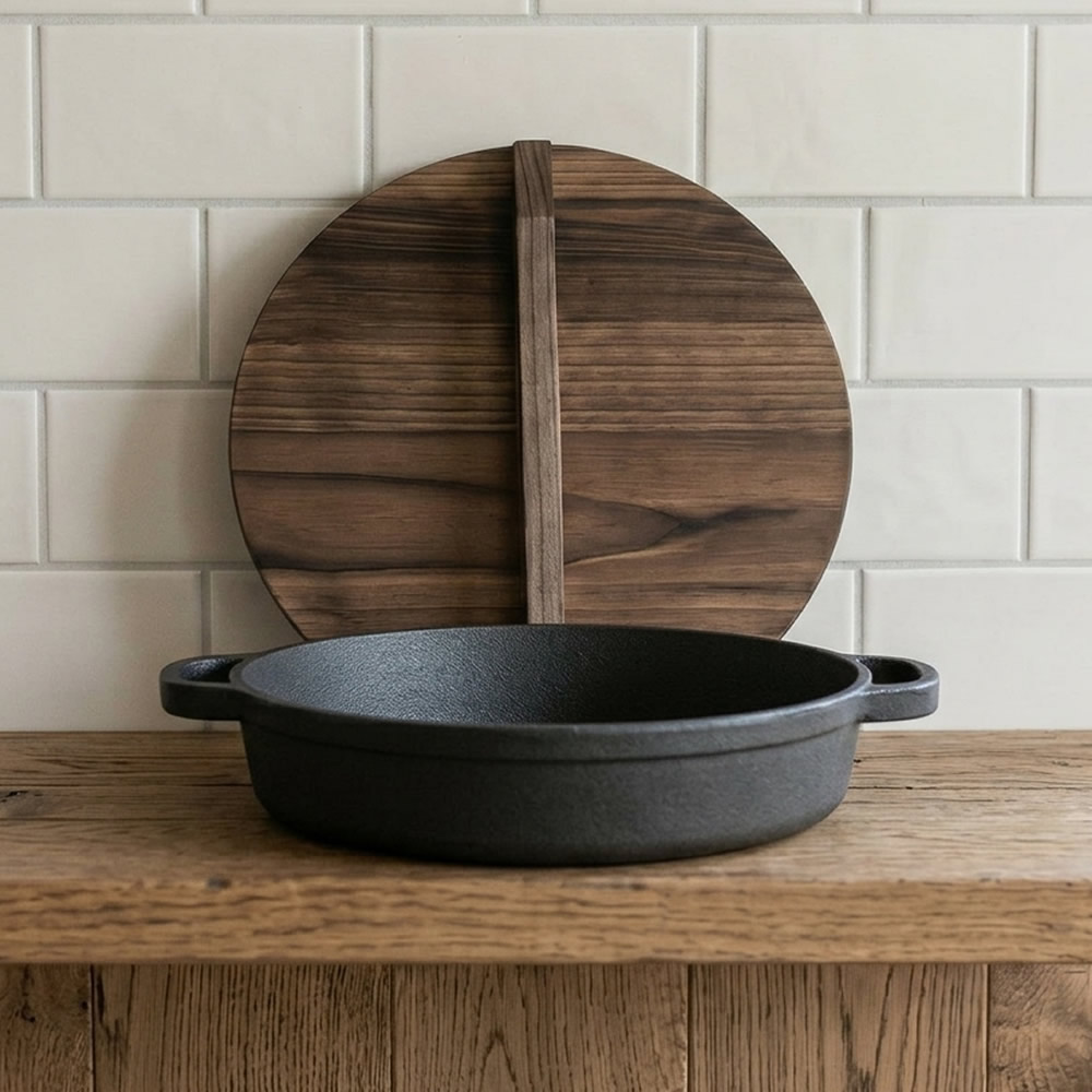 Cast Iron Sukiyaki & Gyoza Pan (300Mm) Cast Iron Sukiyaki & Gyoza Pan (300Mm)