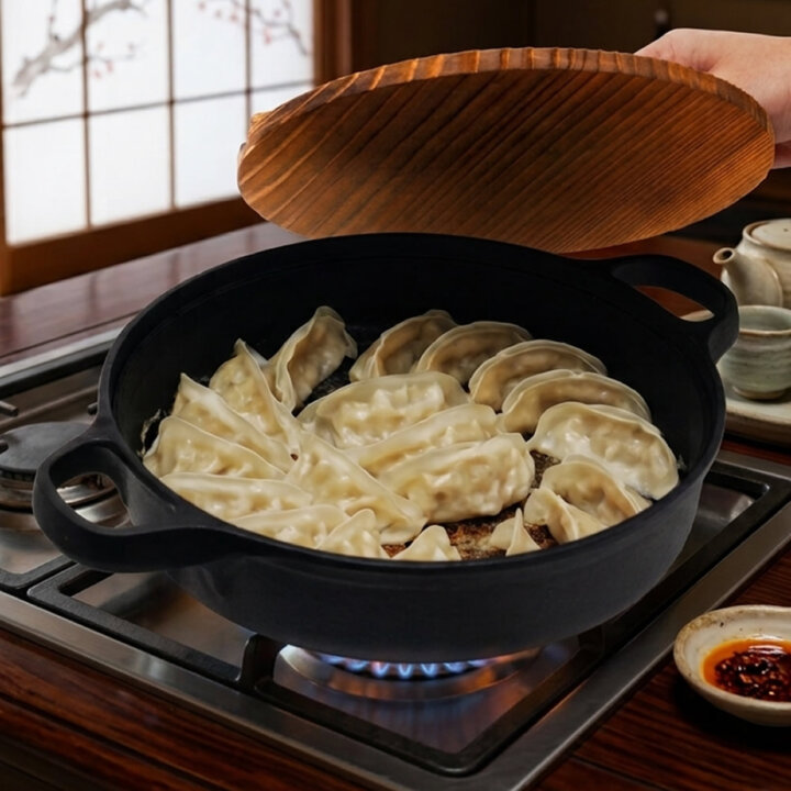 Cast Iron Sukiyaki &Amp; Gyoza Pan (300Mm) Cast Iron Sukiyaki &Amp; Gyoza Pan (300Mm)