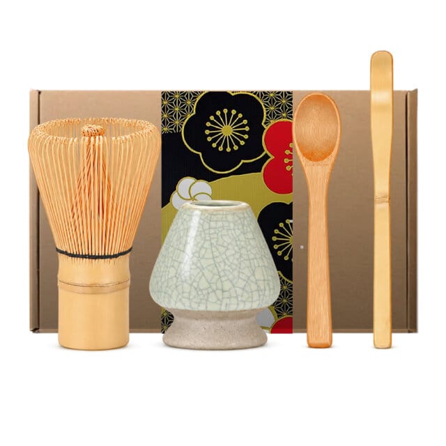 Kintsugi Matcha Whisk &Amp; Stand Set Kintsugi Matcha Whisk &Amp; Stand Set